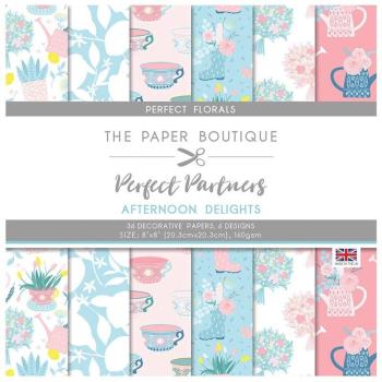 The Paper Boutique - Designpapier "Decorative Papers" Perfect Partners 8x8 Inch - 36