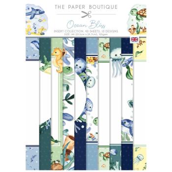 The Paper Boutique - Designpapier "Ocean Bliss" Insert Collection A4 - 40 Bogen