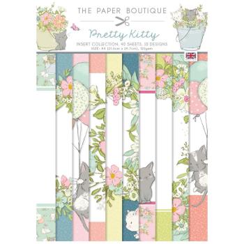 The Paper Boutique - Designpapier "Pretty Kitty" Insert Collection A4 - 40 Bogen