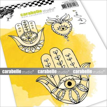 Carabelle Studio - Gummistempelset "Hamsa" Cling Stamp