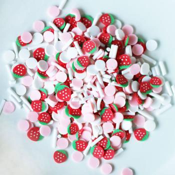Dress My Craft - Streuteile "Strawberry Confetti Mix" Shaker Slices 8g