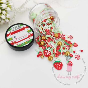 Dress My Craft - Streuteile "Christmas Bling" Shaker Slices 8g