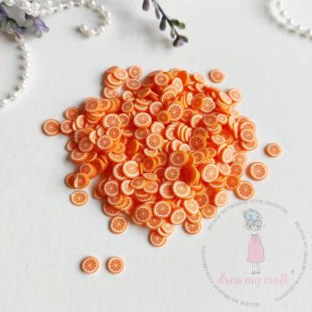 Dress My Craft - Streuteile "Orange #2" Shaker Slices 8g