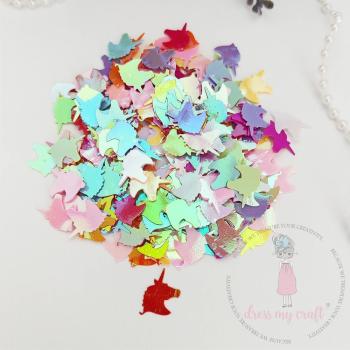 Dress My Craft - Streuteile "Sparkling Unicorn" Shaker Slices 8g