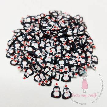 Dress My Craft - Streuteile "Christmas Penguin" Shaker Slices 8g