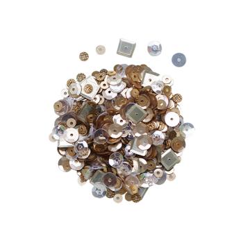 Dress My Craft - Pailetten - Streuteile "Copper" Sequins Mix 25g