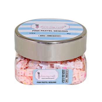 Dress My Craft - Pailetten - Streuteile "Pink Pastel" Sequins Mix 25g