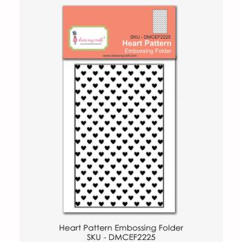 Dress My Craft - Prägefolder "Heart Pattern" Embossingfolder 
