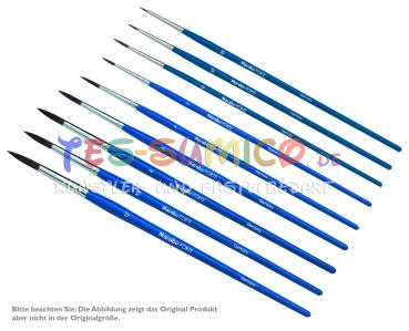 Marabu Forte Pinsel - robuster Synthetikhaarpinsel rund in 9 Größen