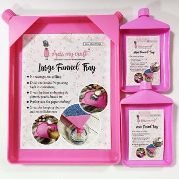 Dress My Craft - Trichtertablett "Combo Large & Mini" Funnel Tray