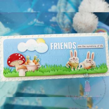 Dress My Craft - Designpapier "Chickoo & Friends" Paper Pack 12x12 Inch - 24 Bogen