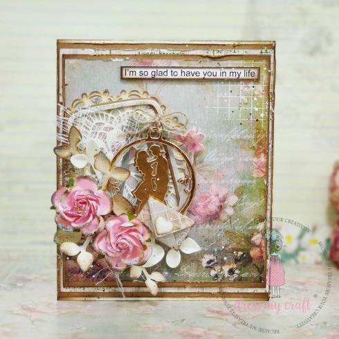 Dress My Craft - Designpapier "Poetry of Love" Paper Pack 12x12 Inch - 24 Bogen