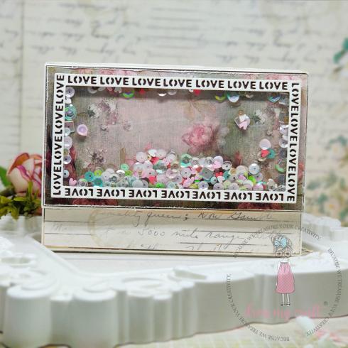 Dress My Craft - Designpapier "Poetry of Love" Paper Pack 12x12 Inch - 24 Bogen