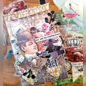 Dress My Craft - Designpapier "My Gentleman" Paper Pack 12x12 Inch - 24 Bogen