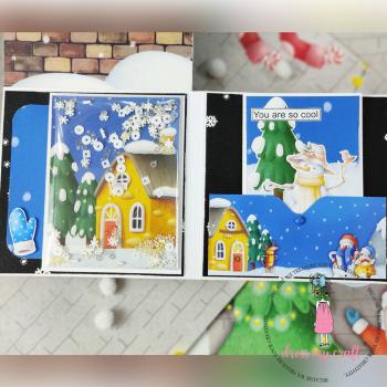 Dress My Craft - Designpapier "Christmas & Jinnie" Paper Pack 12x12 Inch - 24 Bogen