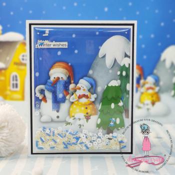 Dress My Craft - Designpapier "Christmas & Jinnie" Paper Pack 6x6 Inch - 24 Bogen