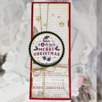 Dress My Craft - Designpapier "Christmas Vibes" Paper Pack 12x12 Inch - 24 Bogen