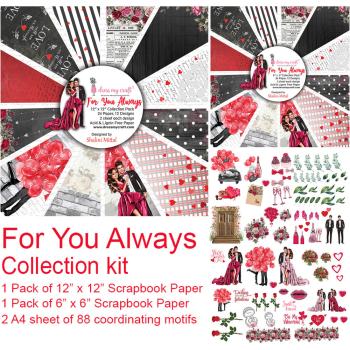 Dress My Craft - Collection Kit "For You Always" Paper Pack