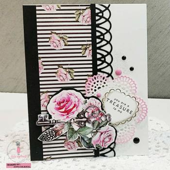 Dress My Craft - Designpapier "In My Heart" Paper Pack 12x12 Inch - 24 Bogen