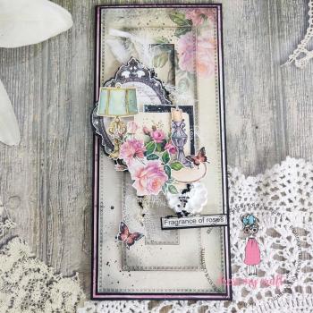 Dress My Craft - Collection Kit "Wall of Roses" Paper Pack