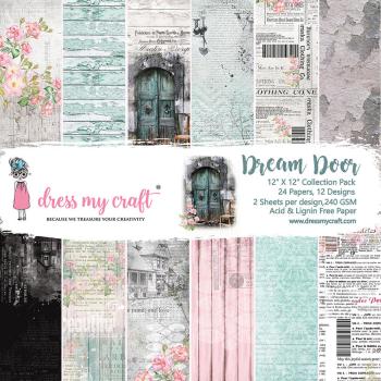 Dress My Craft - Designpapier "Dream Door" Paper Pack 12x12 Inch - 24 Bogen