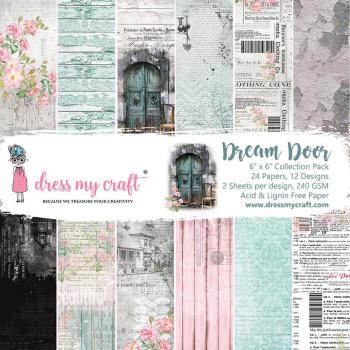 Dress My Craft - Designpapier "Dream Door" Paper Pack 6x6 Inch - 24 Bogen