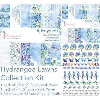 Dress My Craft - Collection Kit "Hydrangea Lawns" Paper Pack