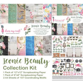 Dress My Craft - Collection Kit "Iconic Beauty" Paper Pack