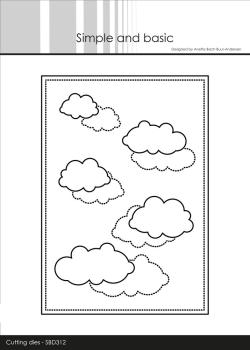 Simple and Basic - Stanzschablone A6 "High in the Skies" Dies