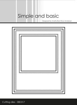 Simple and Basic - Stanzschablone 7,5x9,5 cm "Polariod" Dies