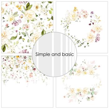 Simple and Basic - Designpapier "Spring Feelings" Paper Pack 6x6 Inch - 24 Bogen 