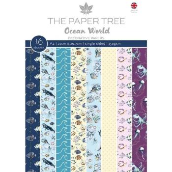 The Paper Tree - Designpapier "Ocean World" Paper Pack A4 - 16 Bogen
