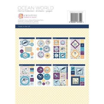 The Paper Tree - Die Cut Collection "Ocean World" Stanzteile Papier