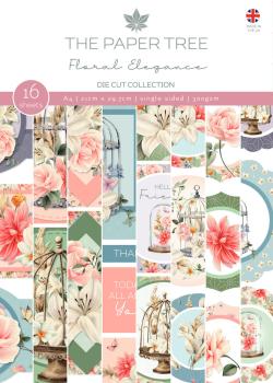 The Paper Tree - Die Cut Collection "Floral Elegance" Stanzteile Papier
