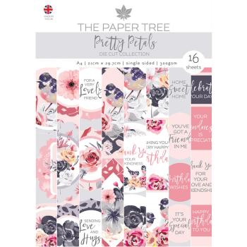 The Paper Tree - Die Cut Collection "Pretty Petals" Stanzteile Papier