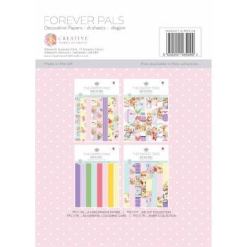 The Paper Tree - Designpapier "Forever Pals" Paper Pack A4 - 16 Bogen