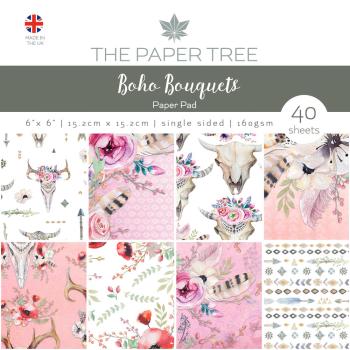 The Paper Tree - Toppers Collection "Boho Bouquets " Aufleger