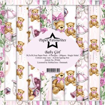 Paper Favourites - Designpapier "Baby Girl" Paper Pack 12x12 Inch 8 Bogen