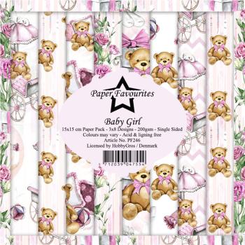 Paper Favourites - Designpapier "Baby Girl" Paper Pack 6x6 Inch - 24 Bogen