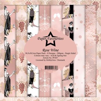 Paper Favourites - Designpapier "Rose Wine" Paper Pack 12x12 Inch 8 Bogen