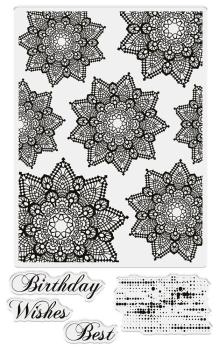 Crafters Companion - Stempelset "Majestic Mandalas" Clear Stamps