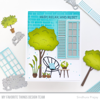 My Favorite Things Stempelset "Outdoor Oasis Sentiments" Clear Stamps