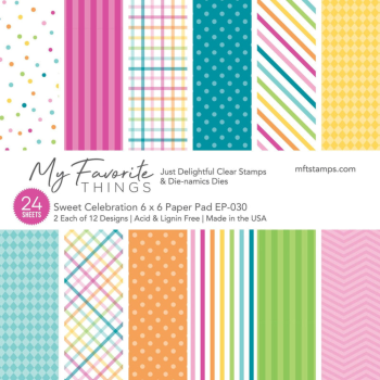 My Favorite Things - Designpapier "Sweet Celebration" Paper Pad 6x6 Inch - 24 Bogen