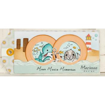 Marianne Design - Stempelset "Peek-A-Boo Ocean" Clear Stamps