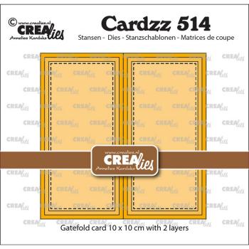 Crealies - Stanzschablone "Gatefold" Cardzz Dies