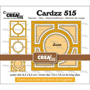 Crealies - Stanzschablone "Frame & Inlay Jane" Cardzz Dies