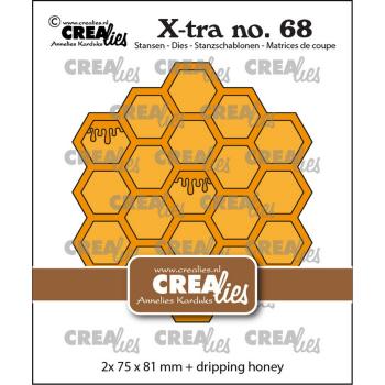 Crealies - Stanzschablone "Honeycomb" X-tra Dies
