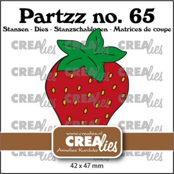 Crealies - Stanzschablone "Strawberry Large" Partzz Dies