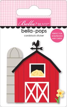 Bella BLVD - 3D Sticker "Raised in a Barn" Bella Pops