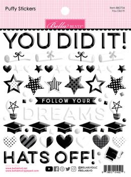 Bella BLVD - Aufkleber "You Did It!" Puffy Sticker 